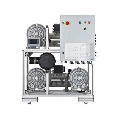 سیستم ساکشن مرکزی خشک، کنترلر و پایه مدل V12000
