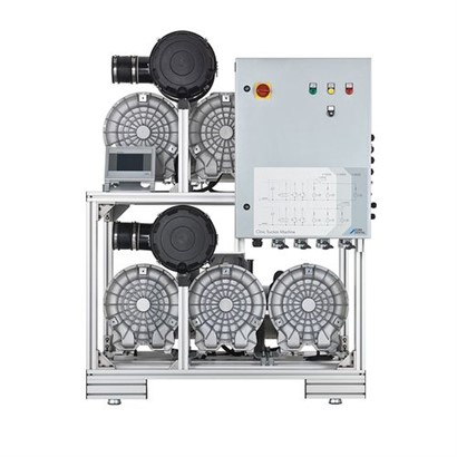 سیستم ساکشن مرکزی خشک، کنترلر و پایه مدل V18000